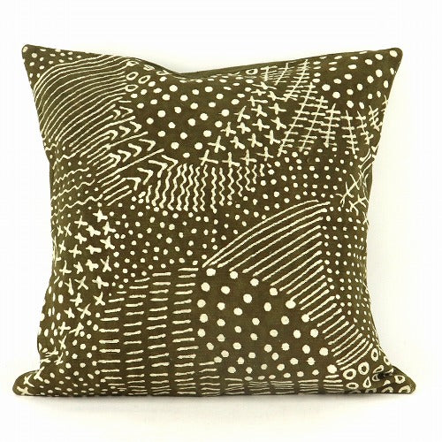 Mud-dyed cushion cover