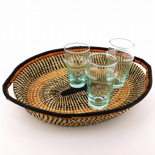 Raffia Tea Tray